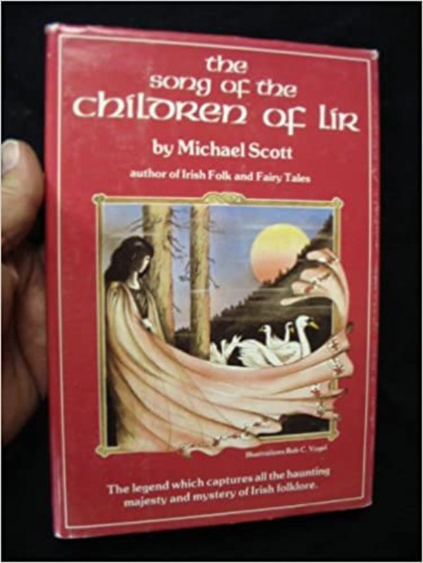 Book cover for "The Song of the Children of Lir" by Michael Scott