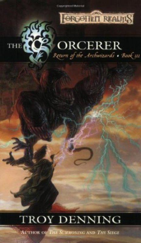Book cover for "The Sorcerer" by Troy Denning
