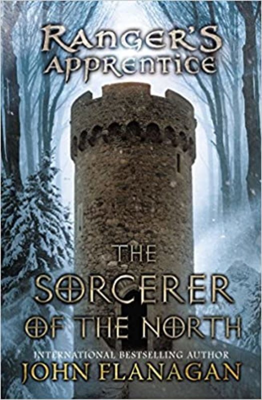 Book cover for "The Sorcerer of the North" by John Flanagan