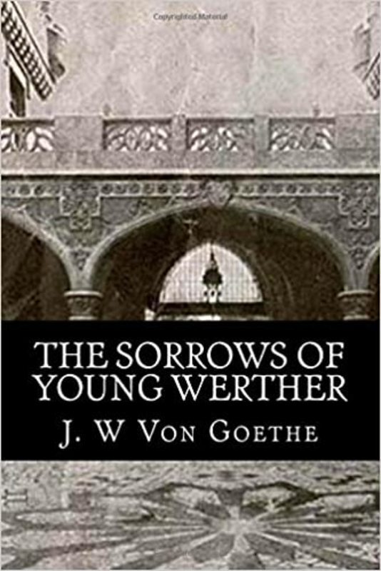 Book cover for "The Sorrows of Young Werther" by Johann Wolfgang von Goethe