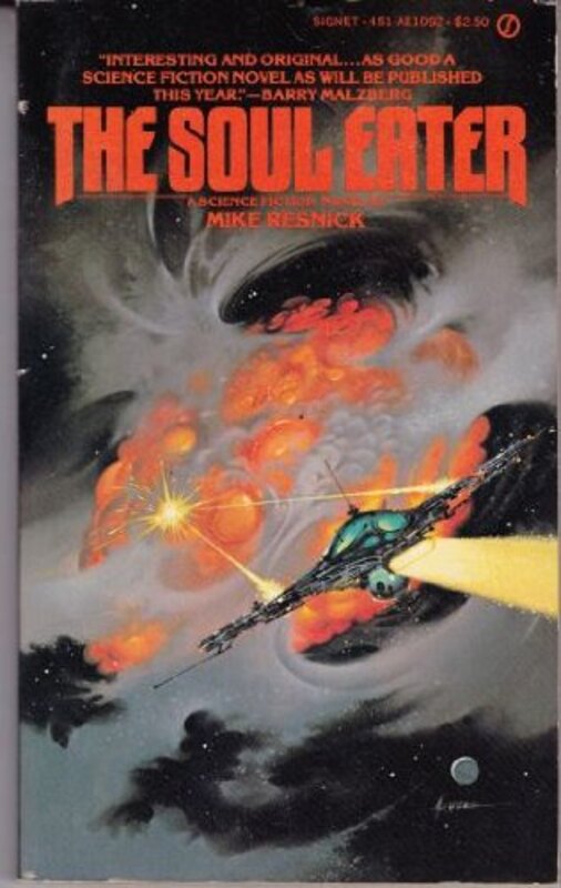 Book cover for "The Soul Eater" by Mike Resnick