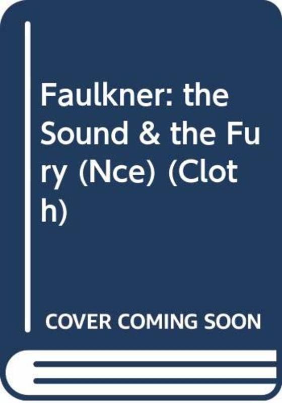 Book cover for "The Sound and the Fury" by William Faulkner