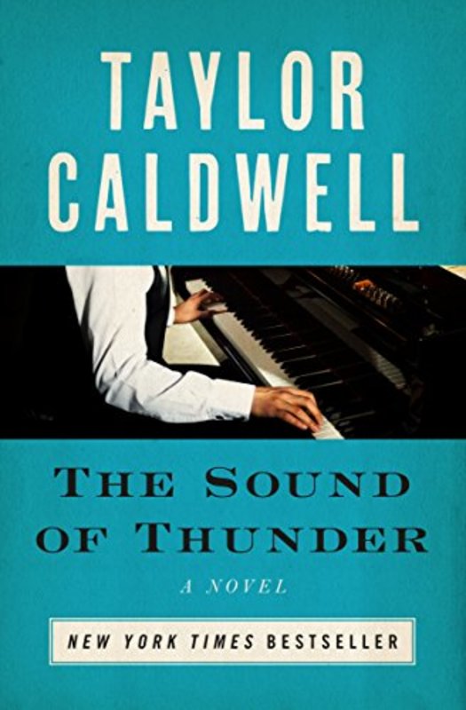Book cover for "The Sound of Thunder" by Taylor Caldwell