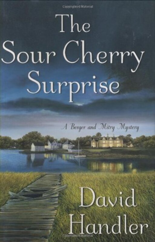 Book cover for "The Sour Cherry Surprise" by David Handler