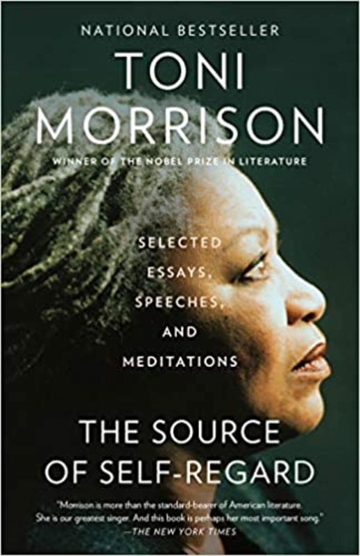Book cover for "The Source of Self-Regard" by Toni Morrison