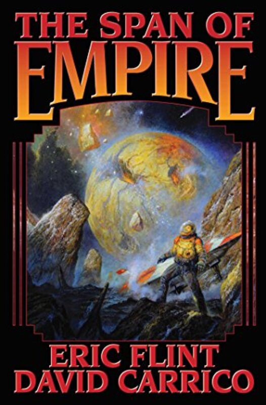 Book cover for "The Span of Empire" by Eric Flint