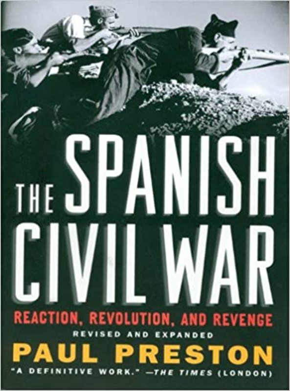 Book cover for "The Spanish Civil War" by Paul Preston