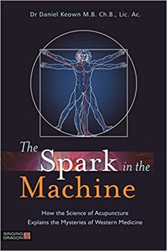 Book cover for "The Spark in the Machine" by Daniel Keown
