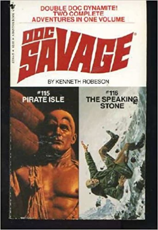 Book cover for "The Speaking Stone" by Lester Dent