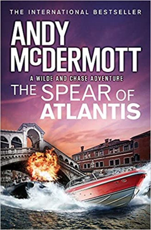 Book cover for "The Spear of Atlantis" by Andy McDermott