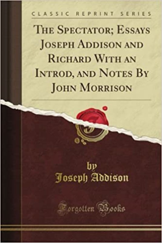 Book cover for "The Spectator" by Joseph Addison