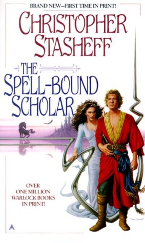 Book cover for "The Spell-Bound Scholar" by Christopher Stasheff