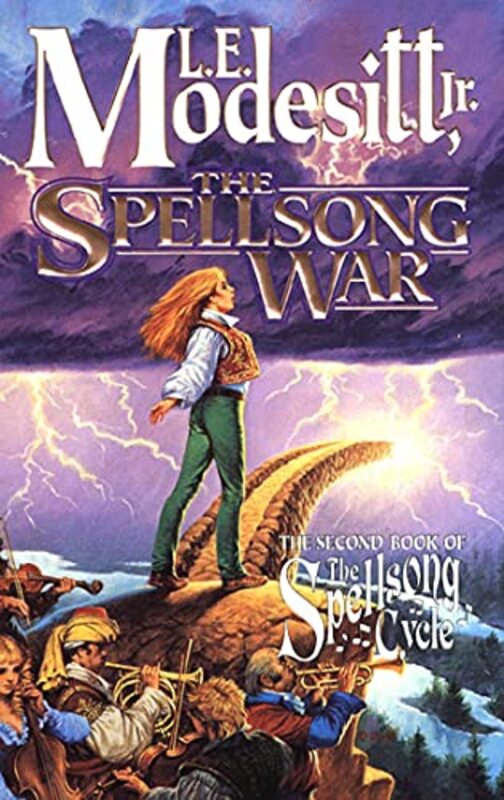 Book cover for "The Spellsong War" by LE Modesitt Jr