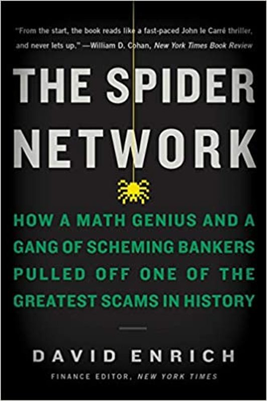 Book cover for "The Spider Network" by David Enrich
