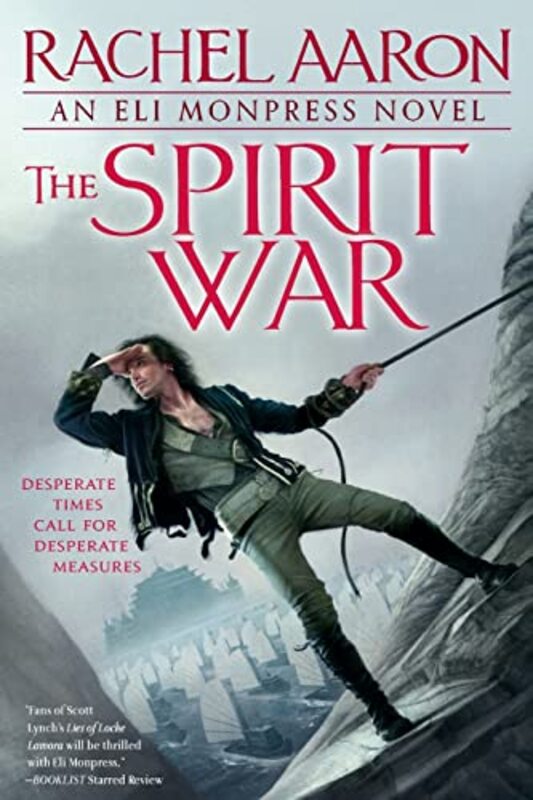 Book cover for "The Spirit War" by Rachel Aaron