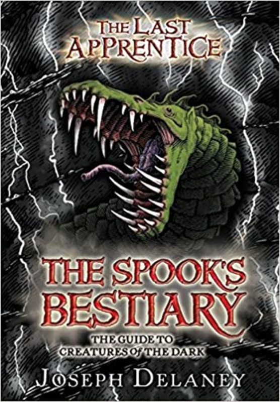 Book cover for "The Spook's Bestiary: The Guide to Creatures of the Dark" by Joseph Delaney