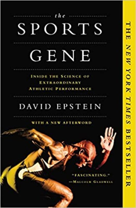 Book cover for "The Sports Gene" by David Epstein