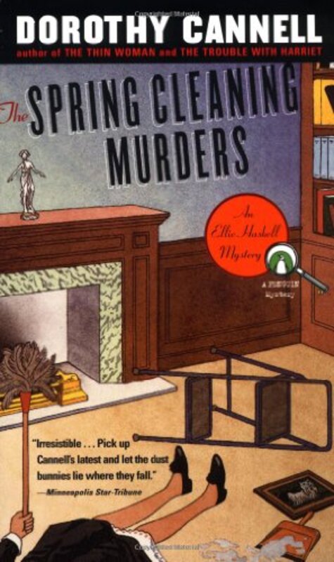 Book cover for "The Spring Cleaning Murders" by Dorothy Cannell