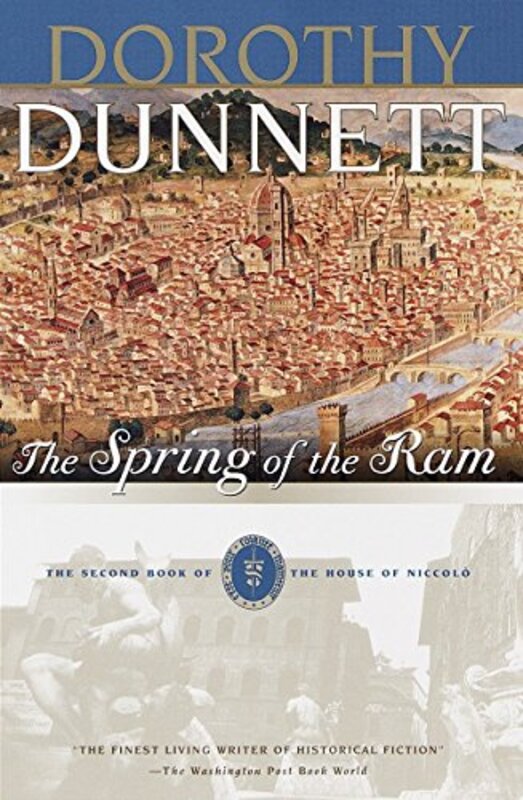 Book cover for "The Spring of the Ram" by Dorothy Dunnett