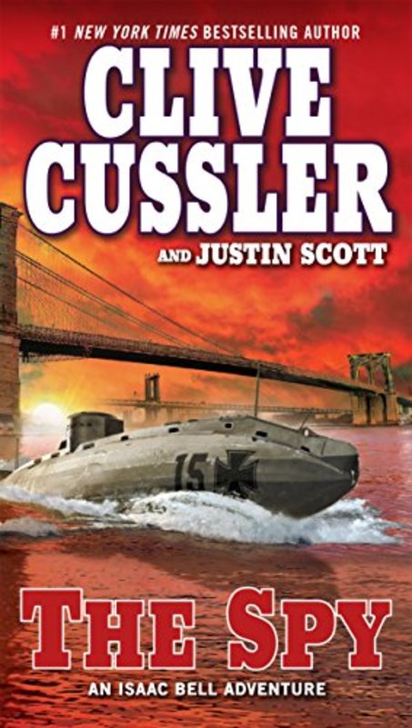 Book cover for "The Spy" by Clive Cussler