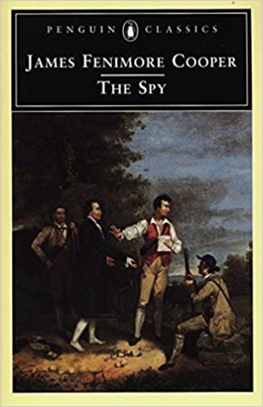 Book cover for "The Spy" by James Fenimore Cooper