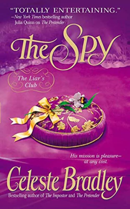 Book cover for "The Spy" by Celeste Bradley