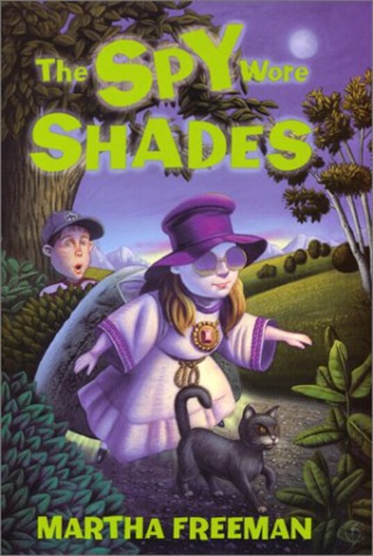 Book cover for "The Spy Wore Shades" by Martha Freeman