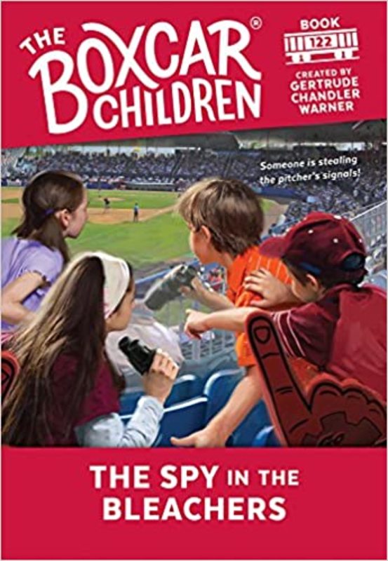 Book cover for "The Spy in the Bleachers" by Gertrude Chandler Warner