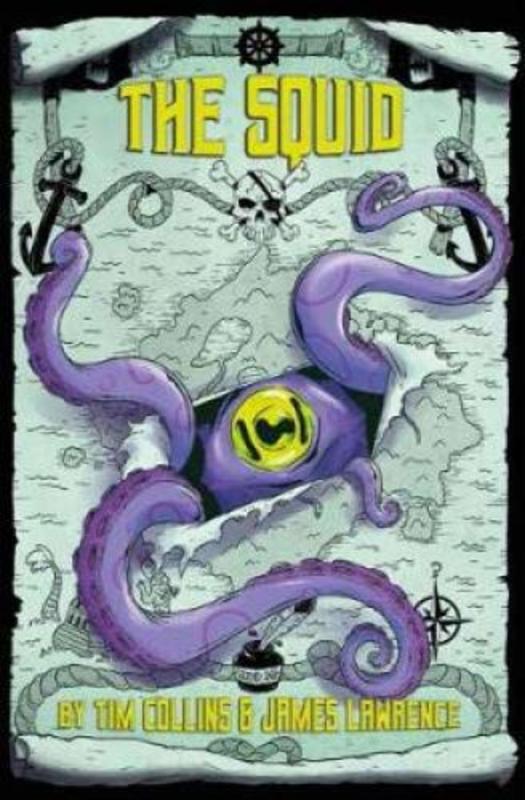 Book cover for "The Squid" by Tim Collins