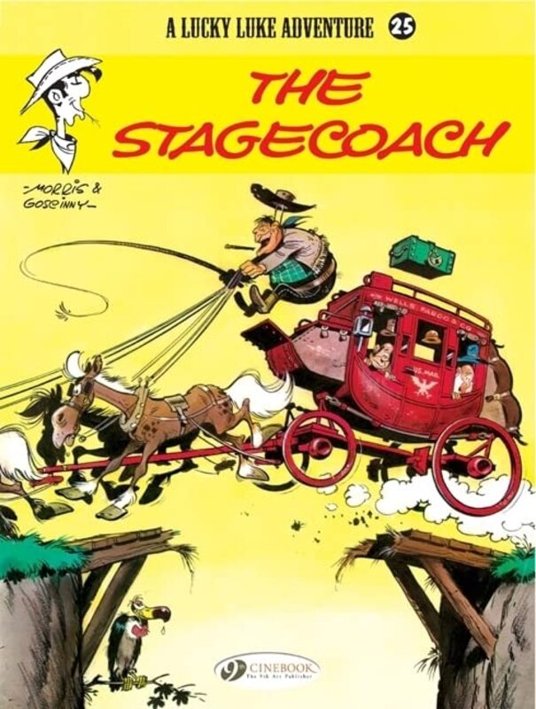 Book cover for "The Stagecoach" by Rene Goscinny