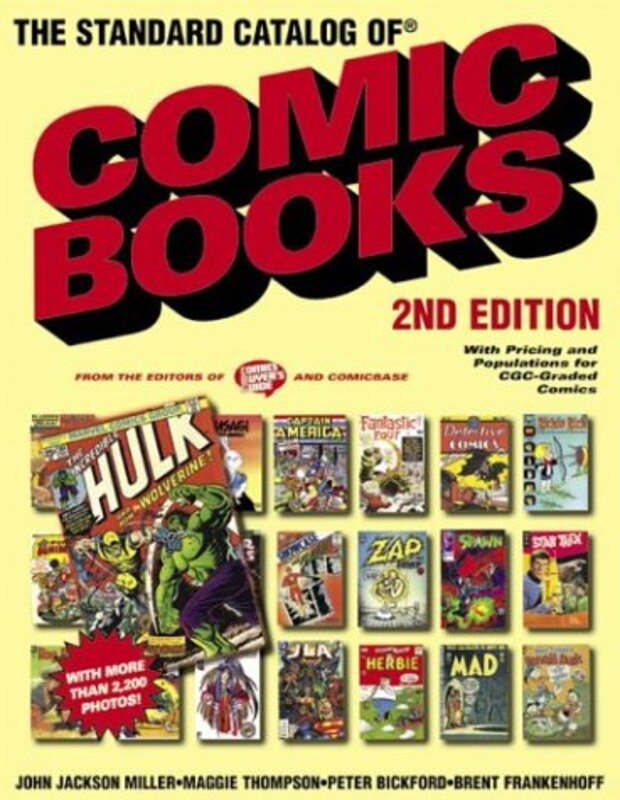 Book cover for "The Standard Catalog of Comic Books" by John Jackson Miller