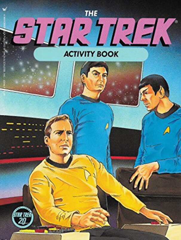 Book cover for "The Star Trek Activity Book" by Peter Lerangis