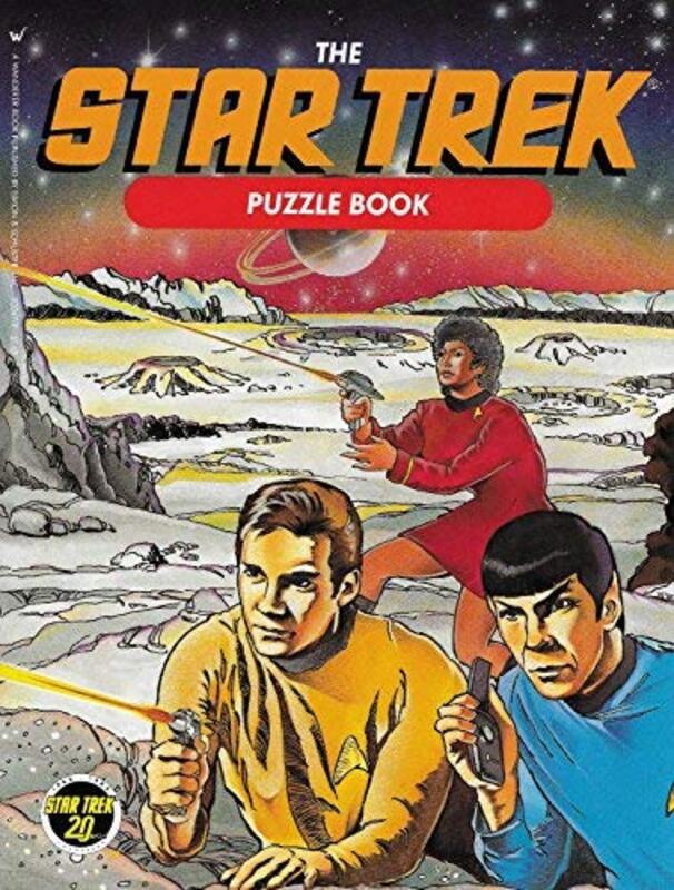 Book cover for "The Star Trek Puzzle Book" by Peter Lerangis
