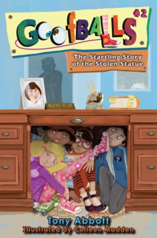 Book cover for "The Startling Story of the Stolen Statue" by Tony Abbott