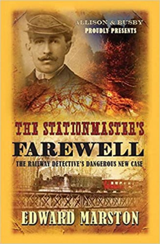 Book cover for "The Stationmaster's Farewell" by Edward Marston