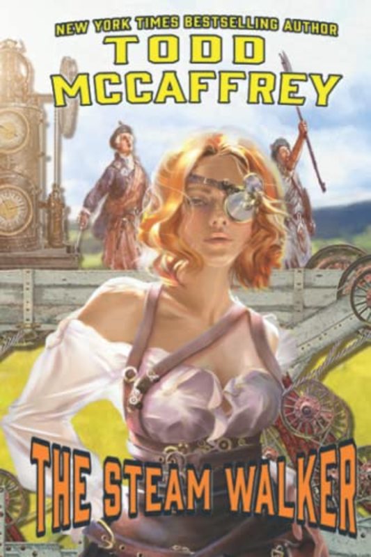 Book cover for "The Steam Walker" by Todd McCaffrey