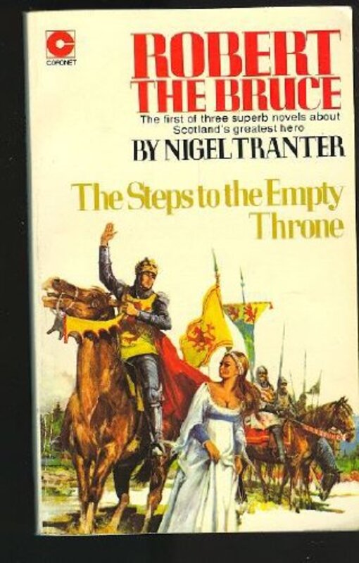 Book cover for "The Steps to the Empty Throne" by Nigel Tranter
