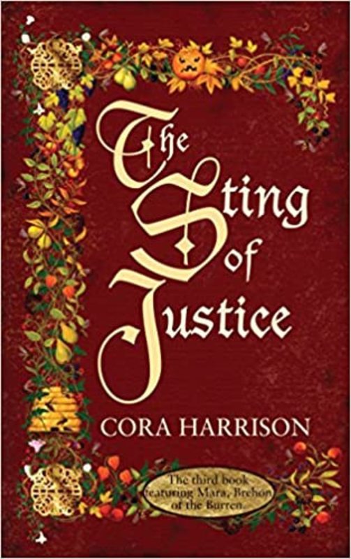 Book cover for "The Sting of Justice" by Cora Harrison