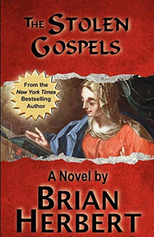 Book cover for "The Stolen Gospels" by Brian Herbert