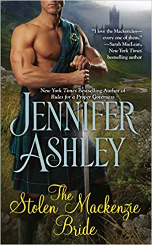 Book cover for "The Stolen Mackenzie Bride" by Jennifer Ashley