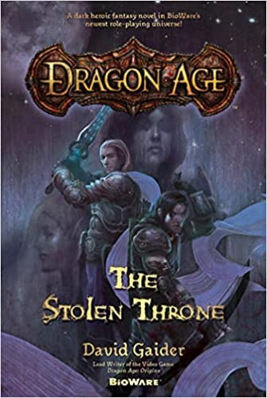 Book cover for "The Stolen Throne" by David Gaider