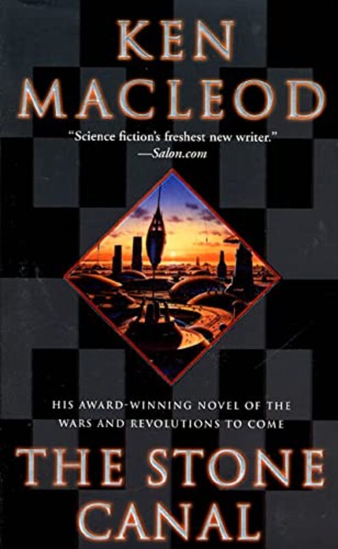 Book cover for "The Stone Canal" by Ken MacLeod