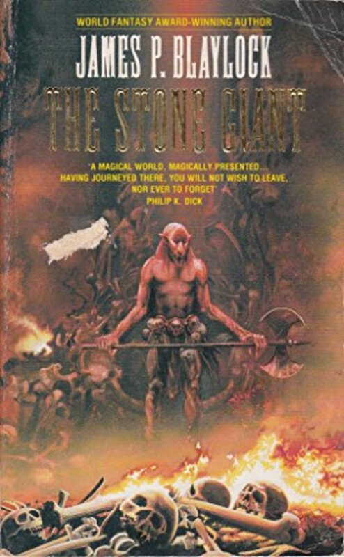 Book cover for "The Stone Giant" by James P Blaylock