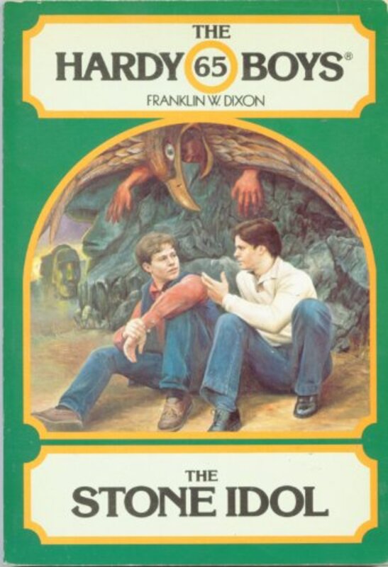 Book cover for "The Stone Idol" by Franklin W Dixon