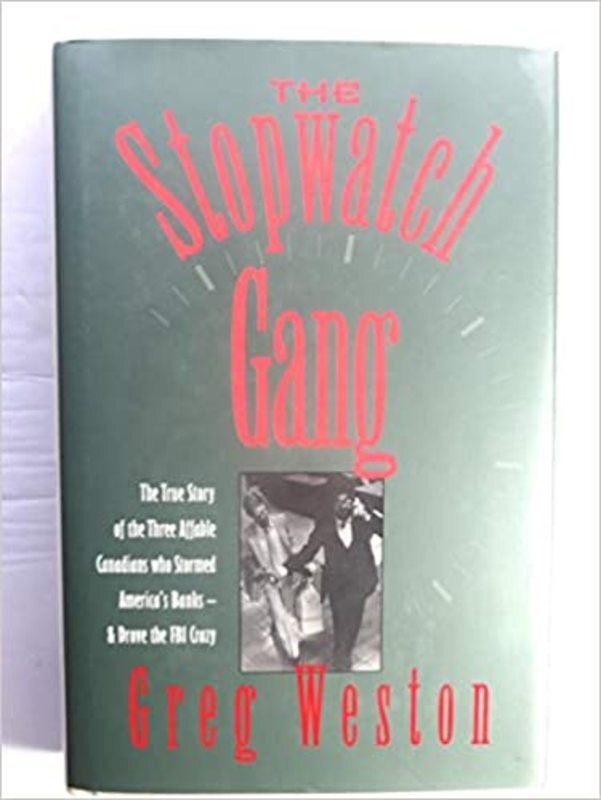 Book cover for "The Stopwatch Gang" by Greg Weston