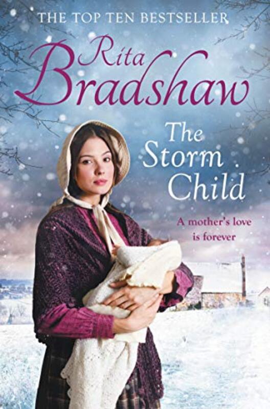Book cover for "The Storm Child" by Rita Bradshaw