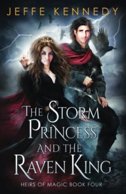 Book cover for "The Storm Princess and the Raven King" by Jeffe Kennedy