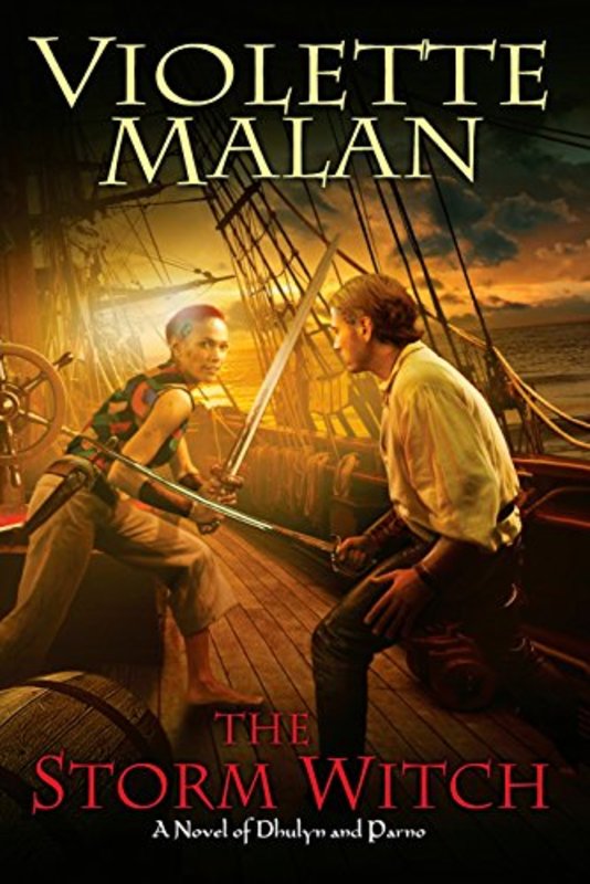 Book cover for "The Storm Witch" by Violette Malan