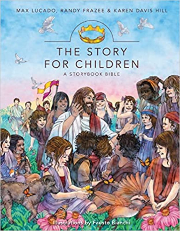 Book cover for "The Story for Children" by Max Lucado
