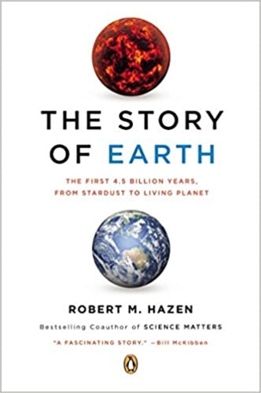 Book cover for "The Story of Earth" by Robert M. Hazen